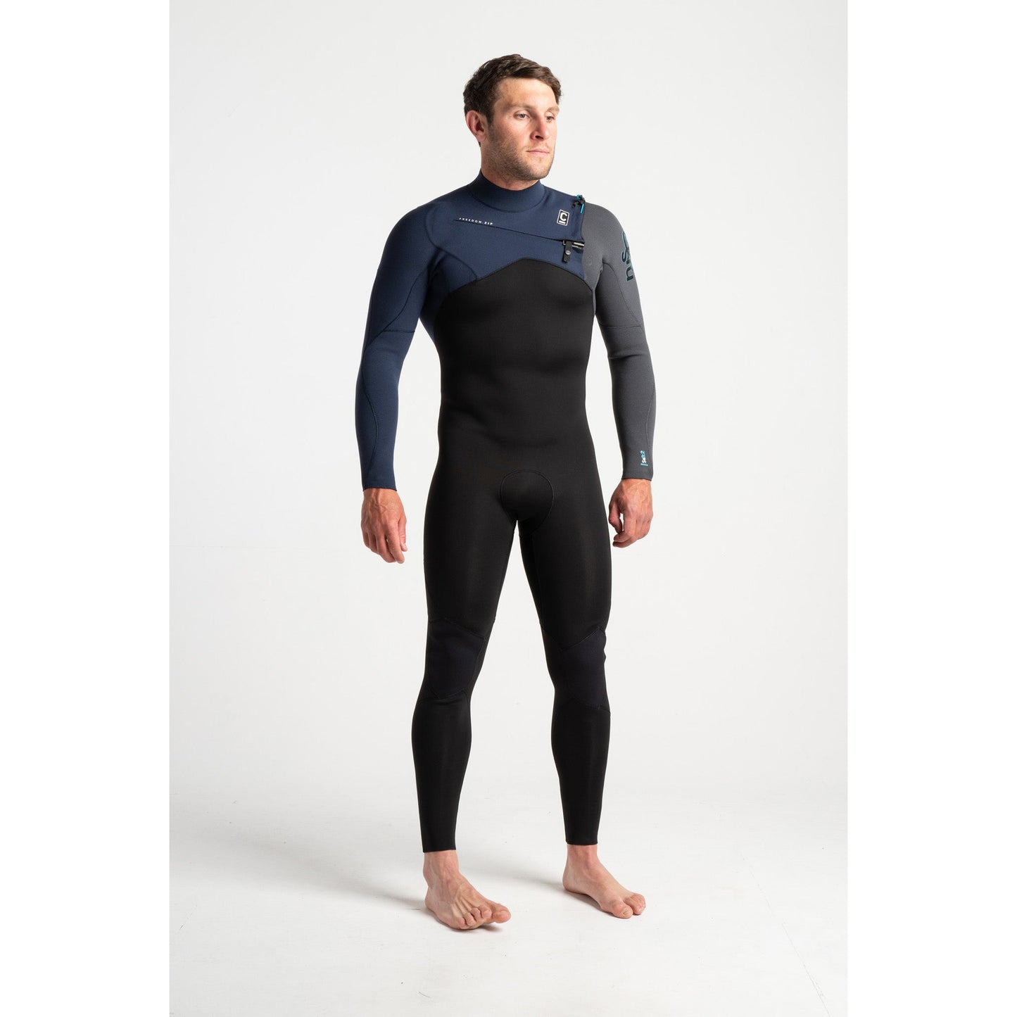 C-Skins Session 3:2 Mens Chest Zip Steamer