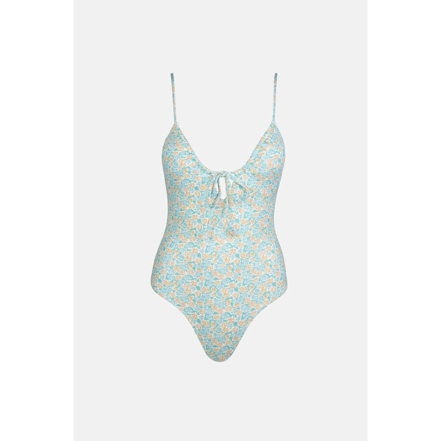 Rhythm Sunburst Floral Tie Front One Piece