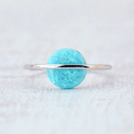 Pura Vida Opal Saturn Ring