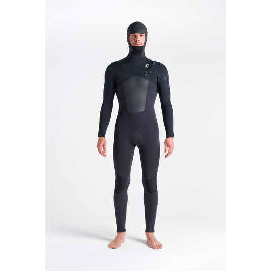 C Skins ReWired 5:4 Mens Hooded Chest Zip Wetsuit