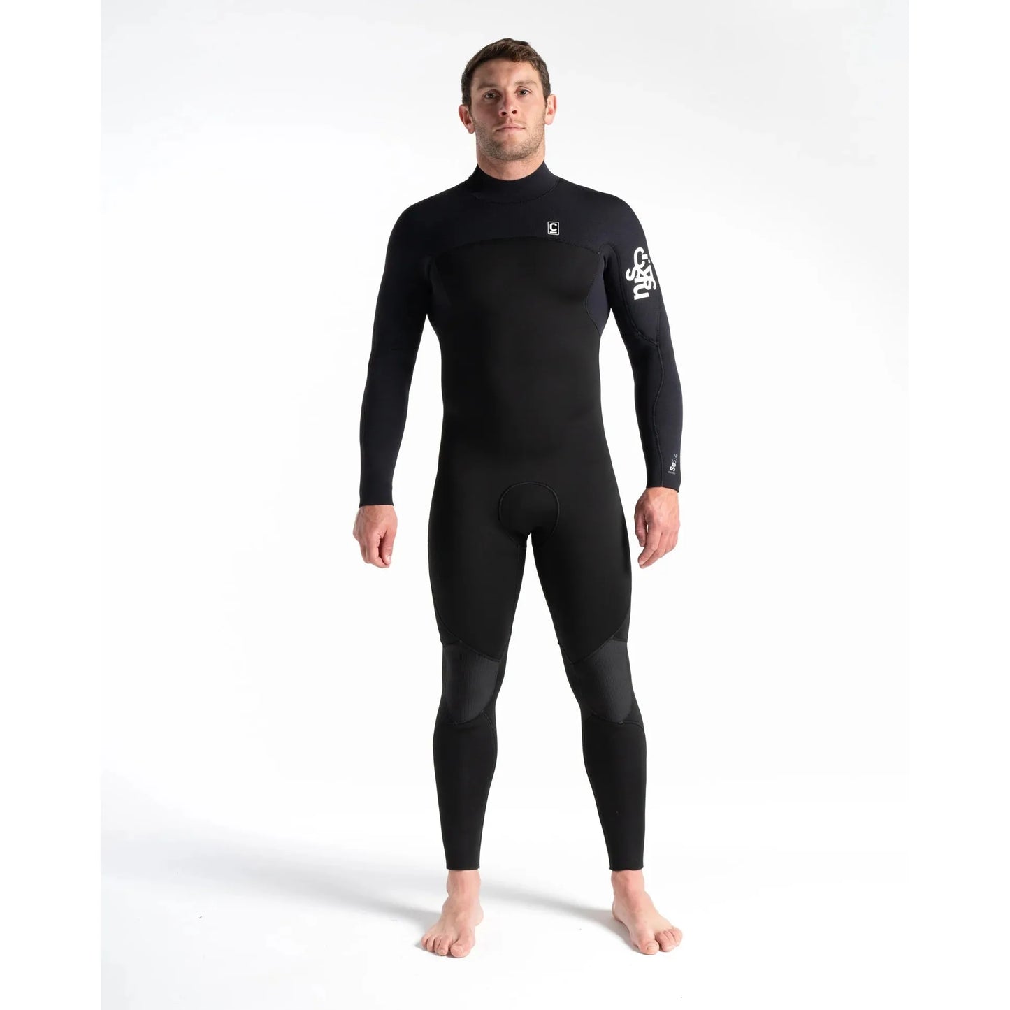 C Skins Session 5:4:3 Mens Back Zip Steamer