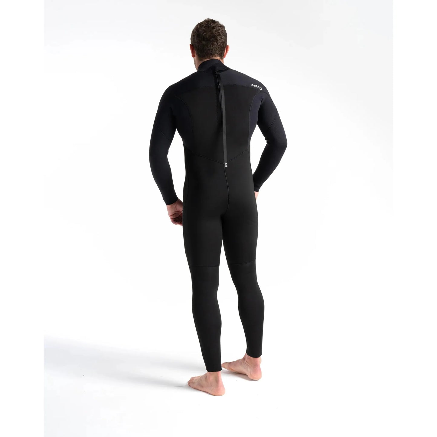 C Skins Session 5:4:3 Mens Back Zip Steamer