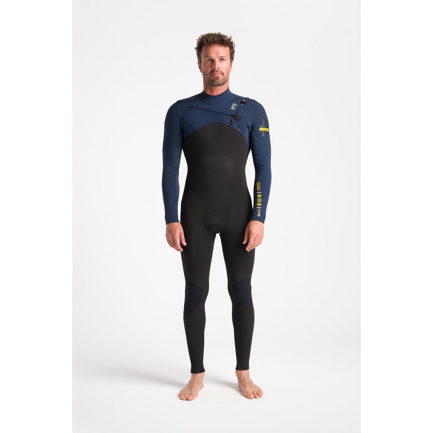 C Skins NuWave Session 4:3 Mens Chest Zip Steamer