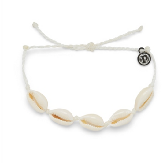 Pura Vida Knotted Cowries Bracelet